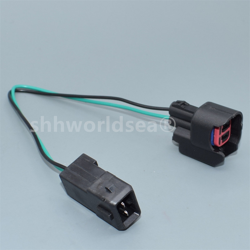 shhworldsea 2Pin Way 1.5mm mamă EV6/EV14 conector pentru injector de combustibil auto mamă pentru Dodge LS2 LS3 GM 7283-5967-30 la EV1 masculin
