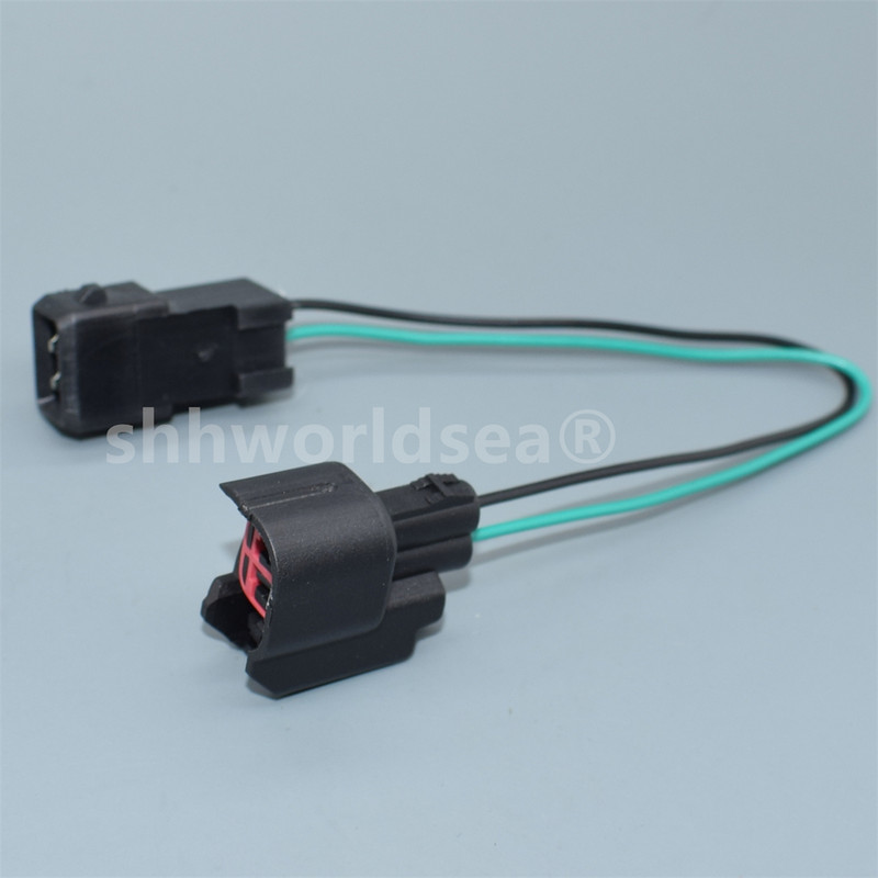 shhworldsea 2Pin Way 1.5mm mamă EV6/EV14 conector pentru injector de combustibil auto mamă pentru Dodge LS2 LS3 GM 7283-5967-30 la EV1 masculin
