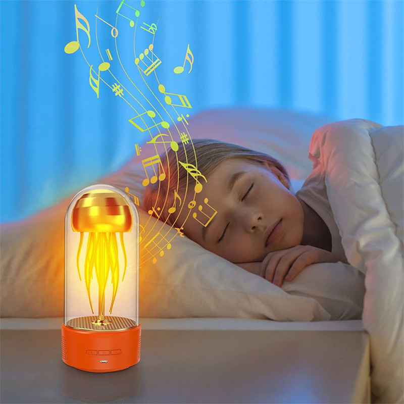 Creative Jellyfish Difuzor Bluetooth fără fir Lumini colorate Octopus Audio Mini Difuzoare portabile Subwoofer Cadou Smart Ornament