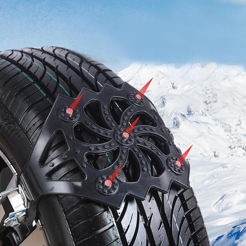 Lanțuri de zăpadă universale pentru mașini Lanțuri de zăpadă pentru anvelope Lanț de roți anti-alunecare îngroșat Accesorii pentru roți pentru mașini SUV Camioane Remorcă
