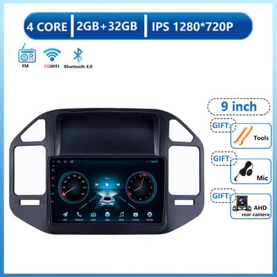 Android 13 Multimedia Video pentru Mitsubishi Pajero 3 V70 V60 1999 - 2006 Radio Auto Navigare Stereo GPS No 2Din 2 Din Dvd