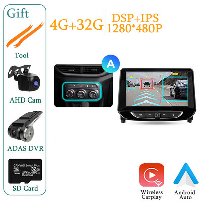Chevrolet Tracker 4 2019-2022 autórádióhoz, multimédiás videolejátszóhoz, navigációs GPS-hez Android 12 No 2din 2 din dvd