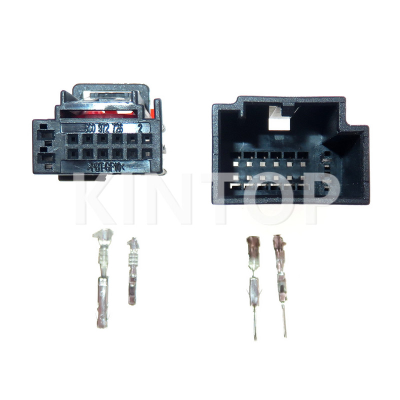 1 set 14 pini Conectori compozit pentru mașină Priză de cablu automat cu fire 500972726 5Q0972726