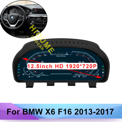 12,5-tolline auto LCD digitaalne armatuurlaua paneel näidikuplokk spidomeeter BMW 5/6/7 seeria F10 F11 F01 F06 F07 X3 X4 X5 X6 jaoks