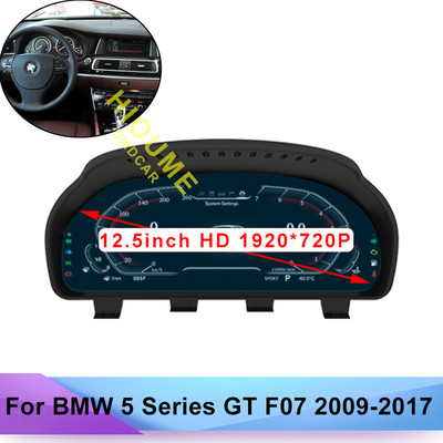 12,5-tolline auto LCD digitaalne armatuurlaua paneel näidikuplokk spidomeeter BMW 5/6/7 seeria F10 F11 F01 F06 F07 X3 X4 X5 X6 jaoks