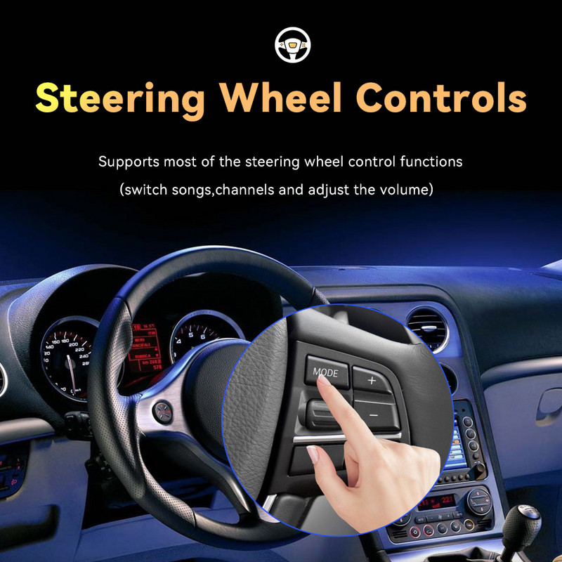 Wireless Carplay 64G 2Din Android 11 Radio auto DVD Player pentru TOYOTA AURIS Altis COROLLA 2012 2013 Navigație GPS Multimedia DSP