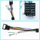 16pinový káblový zväzok pre VOLKSWAGEN Pouplar Beetle Bora Sagitar Lavida Polo Jetta Passat B5 B6 kábel adaptéra do autorádia