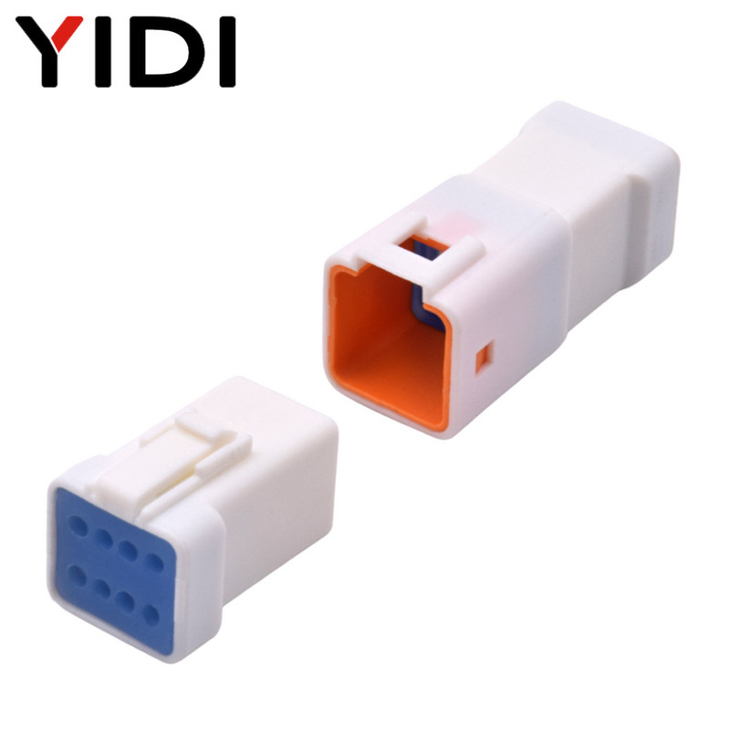 10 seturi Micro Masculin Femeie JWPF JST 2/3/4/6/8 Pin Conector Auto Snap Carcasă Impermeabilă Priză Priză Cu Terminale