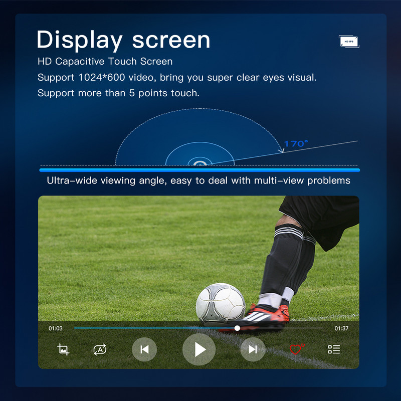 Uckazy 1 Din Android 11 DVD player auto pentru Fiat/Linea/Punto evo 2012-2015 Radio Multimedia Navigație GPS Unitate principală audio stereo