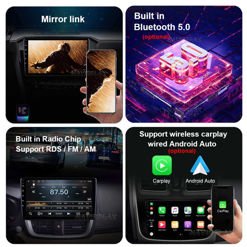Android 12 Car Radio Player pentru Toyota Sienna 2009 2010 2011 2012 2013 2014 din Multimedia Autoradio Carplay navigare GPS WiFi