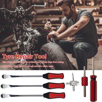 Instrumente de reparare a anvelopelor de mașină din oțel siliconic cu mangan Ridicator de anvelope Răngă linguriță Levier pentru schimbarea anvelopei Kit de îndepărtare a ornamentelor pentru motocicletă