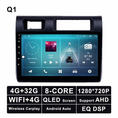 Android 11 autórádió 2 dinos sztereó autós multimédia lejátszó Toyota Pickup Land Cruiser LC70 LC79 sorozathoz 2007-2020 GPS Navi