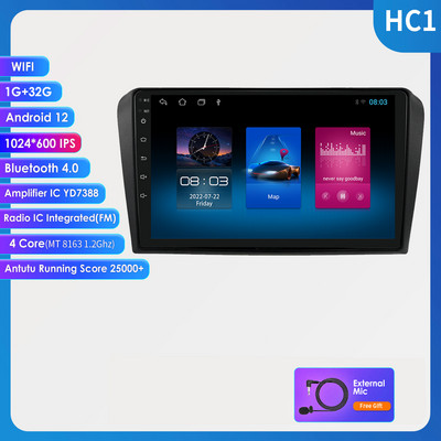 8G + 128G Android 11 AutoRadio Mazda 3-hoz 2004-2009 Wifi Auto Sztereó Autós Dvd Gps Navigációs Sztereó Multimédia lejátszó MirrorLink
