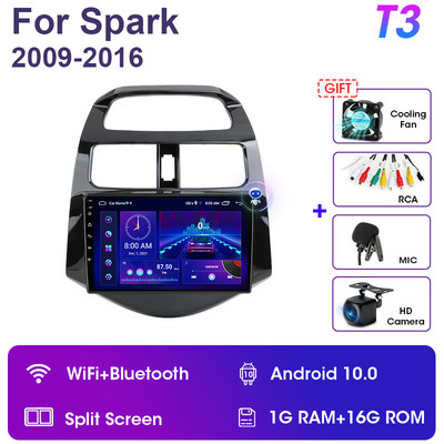 2 Din Android 11 Radio Auto Radio Multimedia Video Player pentru Chevrolet Spark Beat Matiz Creative 2009 - 2016 Navigatie Carplay