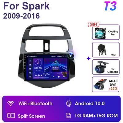 2 Din Android 11 Radio Auto Radio Multimedia Video Player pentru Chevrolet Spark Beat Matiz Creative 2009 - 2016 Navigatie Carplay