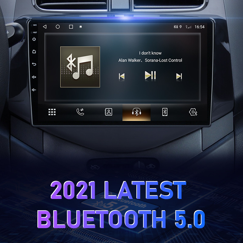 2 Din Android 11 Radio Auto Radio Multimedia Video Player pentru Chevrolet Spark Beat Matiz Creative 2009 - 2016 Navigatie Carplay