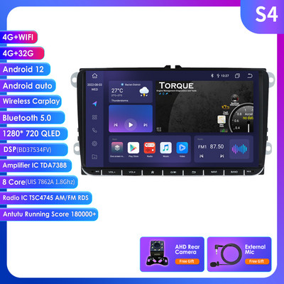 Radio auto Android pentru VW GOLF 5 POLO Sedan PASSAT B6 CC Radio TOURAN SCIROCCO CADDY Jetta Skoda Seat Player audio multimedia