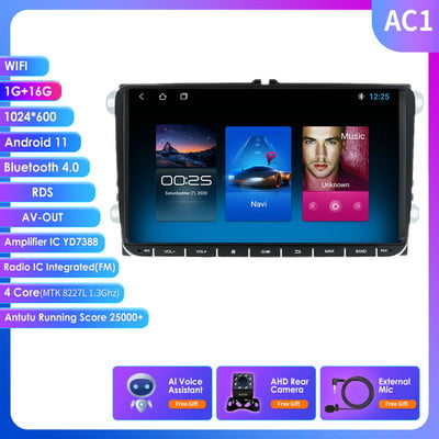 Radio auto Android pentru VW GOLF 5 POLO Sedan PASSAT B6 CC Radio TOURAN SCIROCCO CADDY Jetta Skoda Seat Player audio multimedia