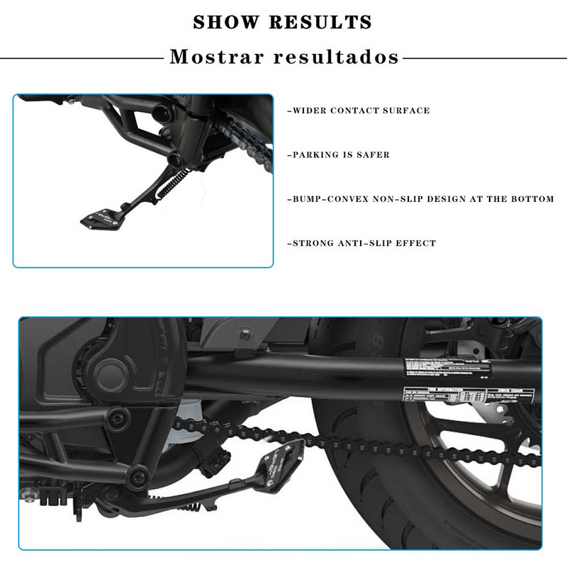 Oldalsó állvány nagyító motorkerékpár CM1100 Kickstand CNC nagyító hosszabbító HONDA REBEL CMX1100 CM CMX 1100 2021-hez