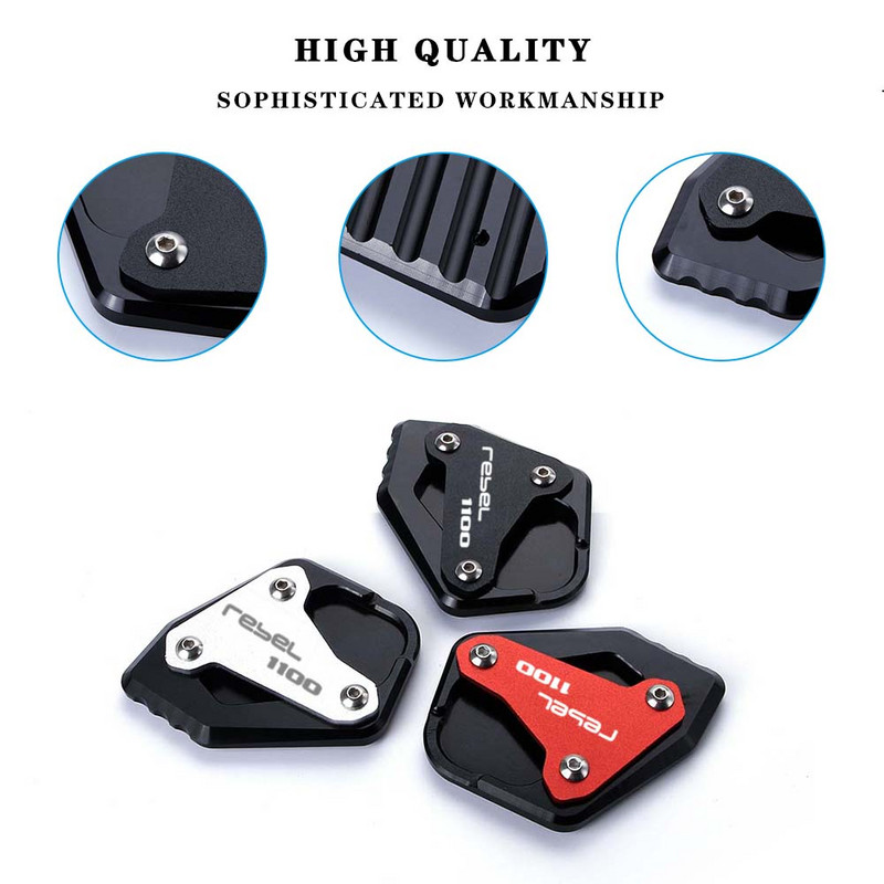 Oldalsó állvány nagyító motorkerékpár CM1100 Kickstand CNC nagyító hosszabbító HONDA REBEL CMX1100 CM CMX 1100 2021-hez