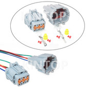 1 set 6 pini priză fir lampă auto pentru Nissan PB291-06127 6185-1175 conector cablu electric far auto cu fire