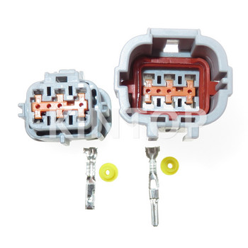 1 комплект 6 пина гнездо за кабелна лампа за кола за Nissan PB291-06127 6185-1175 Конектор за електрически кабел на фарове с кабели