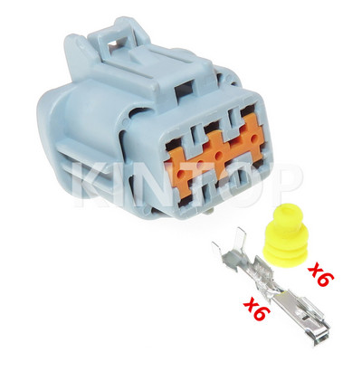 1 set 6 pini priză fir lampă auto pentru Nissan PB291-06127 6185-1175 conector cablu electric far auto cu fire