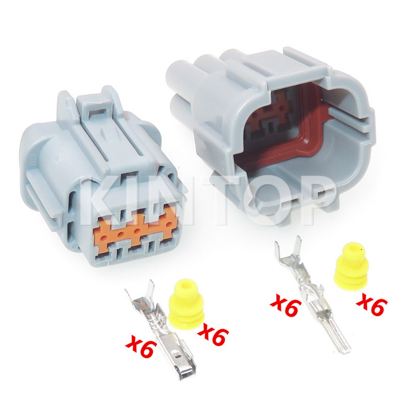 1 set 6 pini priză fir lampă auto pentru Nissan PB291-06127 6185-1175 conector cablu electric far auto cu fire