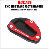 Motocicletă Aluminiu Pentru DUCATI Hypermotard 796 950 821 939 Extensie Kickstand Mărire Extensii Pad Suport lateral Picior Supersport