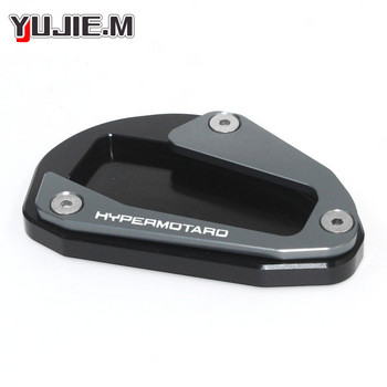 Μοτοσικλέτα αλουμινίου για DUCATI Hypermotard 796 950 821 939 Extension Kickstand Μεγέθυνση Επεκτάσεις Pad Side Stand Foot Supersport