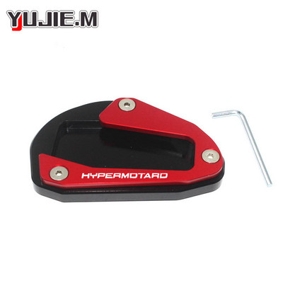 Motocicletă Aluminiu Pentru DUCATI Hypermotard 796 950 821 939 Extensie Kickstand Mărire Extensii Pad Suport lateral Picior Supersport
