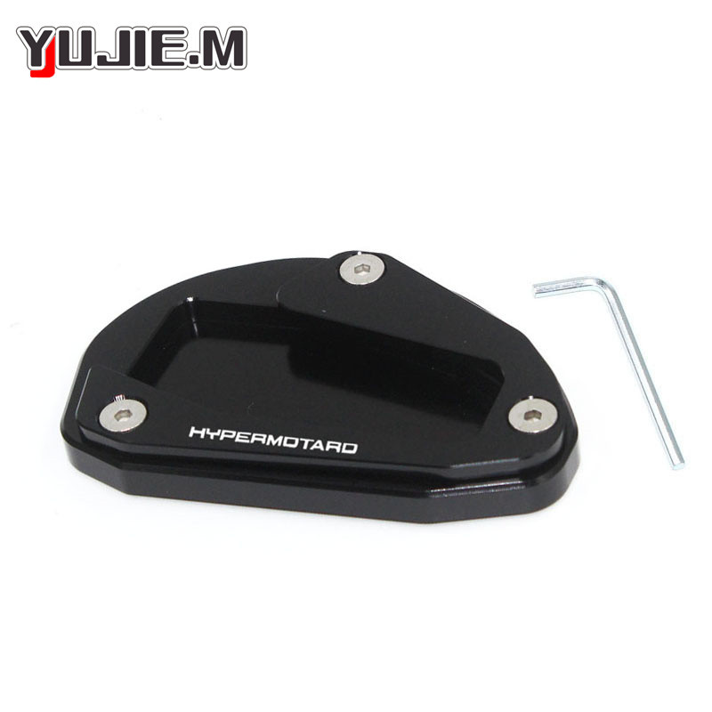 Motocicletă Aluminiu Pentru DUCATI Hypermotard 796 950 821 939 Extensie Kickstand Mărire Extensii Pad Suport lateral Picior Supersport