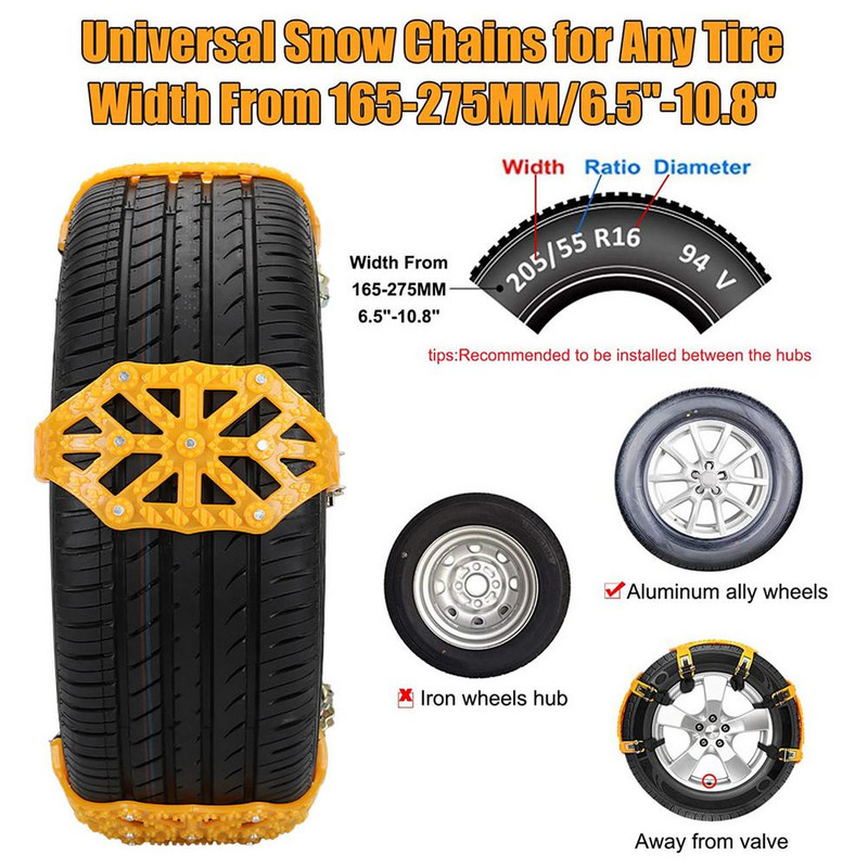 Snehová reťaz do auta, univerzálna protišmyková reťaz do pneumatík, zimná bezpečnosť, núdzová reťaz do auta, ochranné potreby, príslušenstvo do auta