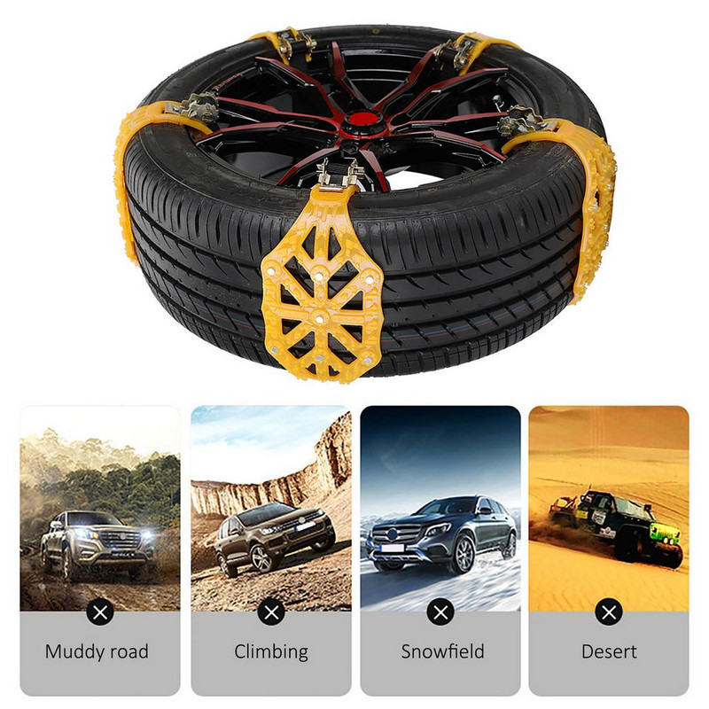 Snehová reťaz do auta, univerzálna protišmyková reťaz do pneumatík, zimná bezpečnosť, núdzová reťaz do auta, ochranné potreby, príslušenstvo do auta
