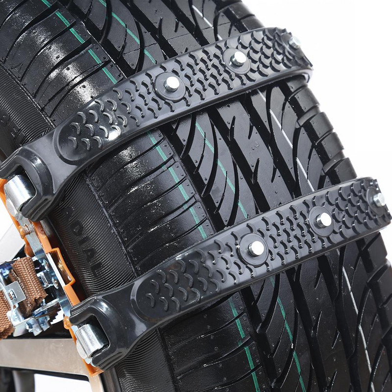 Roți pentru mașină offroad Anvelopă Anvelopă Lanțuri de gheață Curea Tendon Îngroșat iarna Siguranța carosabilului Lant de urgență antiderapant pentru camion SUV