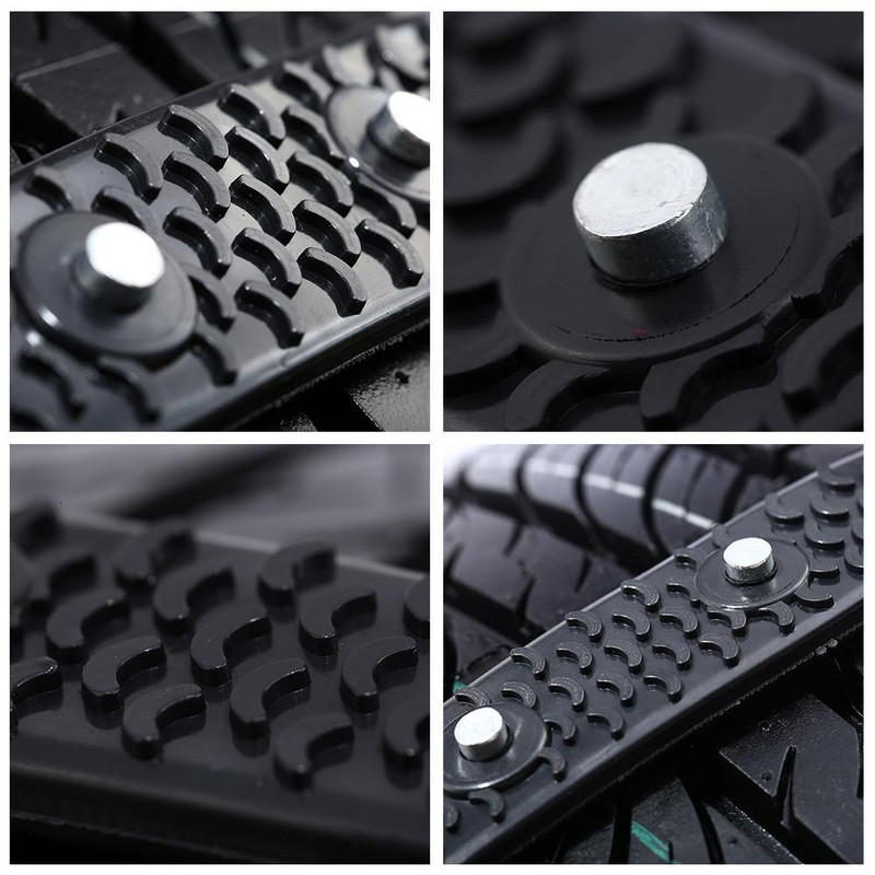 Roți pentru mașină offroad Anvelopă Anvelopă Lanțuri de gheață Curea Tendon Îngroșat iarna Siguranța carosabilului Lant de urgență antiderapant pentru camion SUV