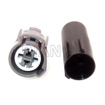 1 Σετ 2 Way Automobile Sealed Plug 6189-0156 Υποδοχή καλωδίου Ηλεκτρομαγνητικής Βαλβίδας Αυτοκινήτου για Εξαρτήματα Υποδοχής Τροποποίησης Αυτοκινήτου Honda