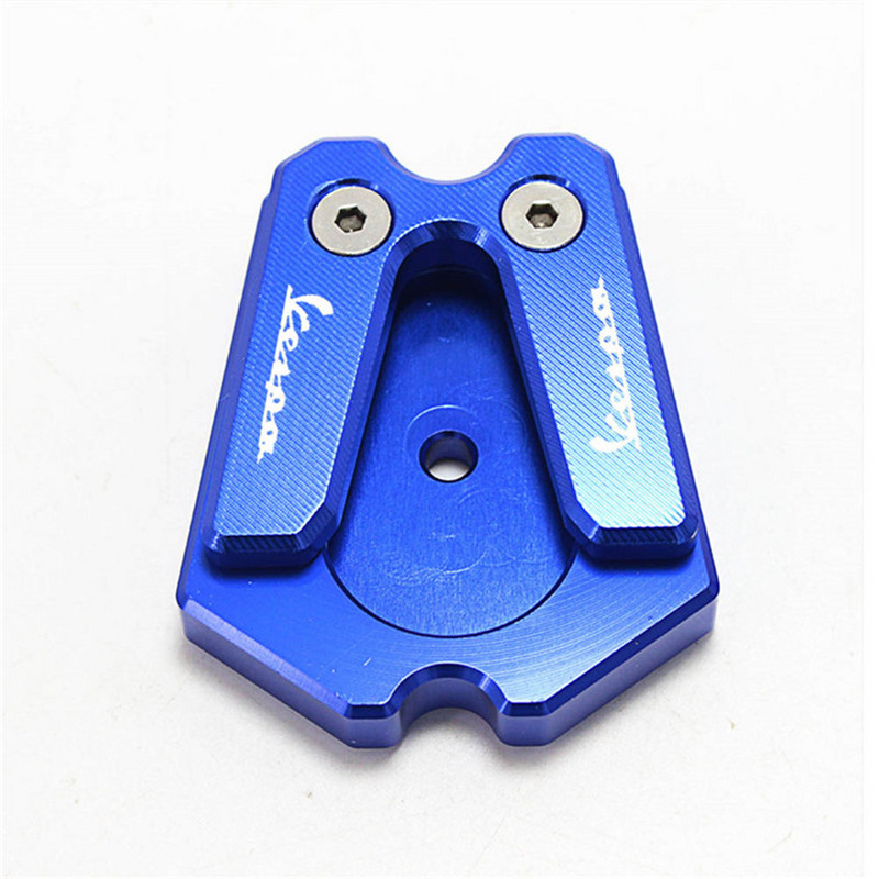 Pentru VESPA Sprint Primavera 150 LX150 CNC Billet Suport din aluminiu Placă de picior Placă de extensie Suport lateral Pad Extensie mărită