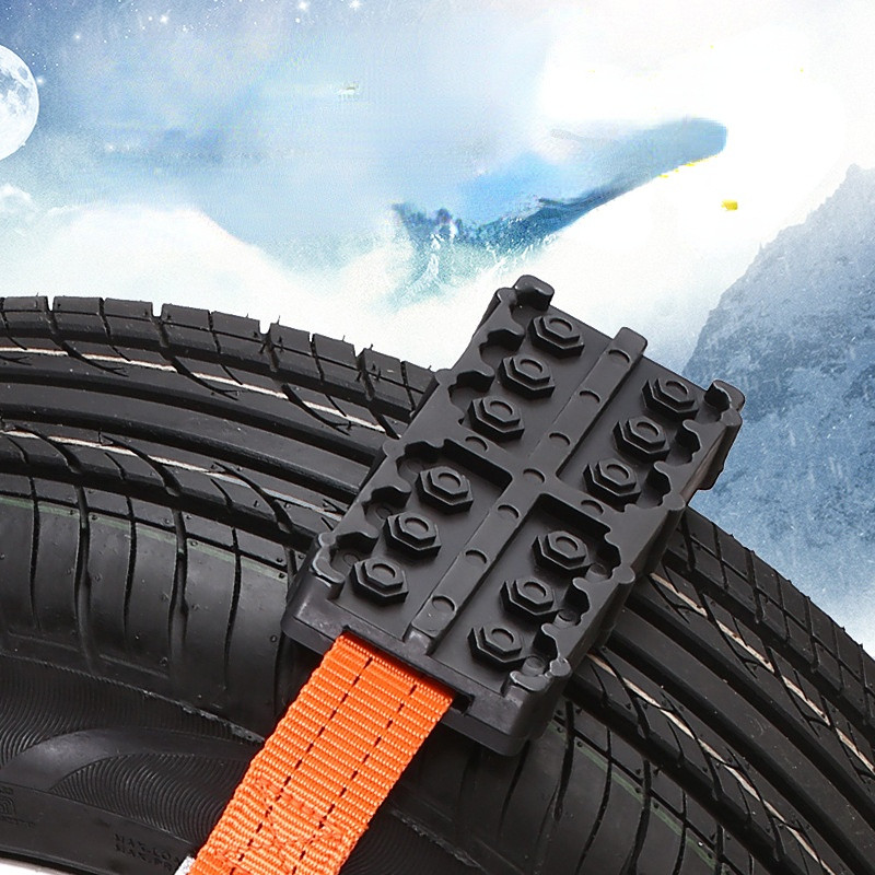 Blocuri de tracțiune pentru anvelope auto Curele de lanț de anvelope Placă de evacuare în deșert Placă antiderapante pentru automobile Lanțuri de zăpadă Cadena Para Nieve Coche
