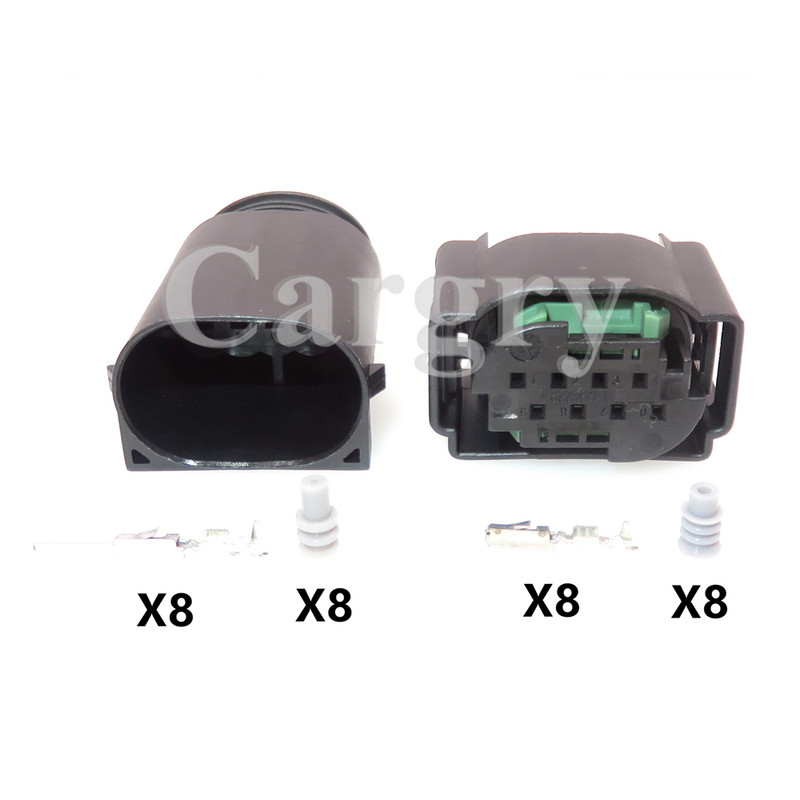 1 set priză impermeabilă pentru cablaj de curent scăzut pentru mașină 8P 1-929342-1 1-1418552-1 4F0972708 1-1534229-1 2-1534229-2 2-1534229-1