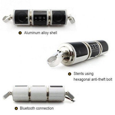 Neperšlampamas motociklas MP3 Bluetooth FM radijo stereo garsiakalbis Garso muzikos grotuvas Motociklų priedai