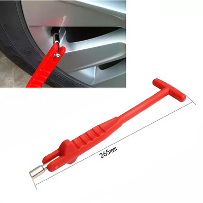 Schimbător de supape pentru anvelope Unelte de garaj Tuburi metalice Instrumente de reparare a anvelopei Miez de supapă Demontator de motociclete pentru mașină Instrument de reparare