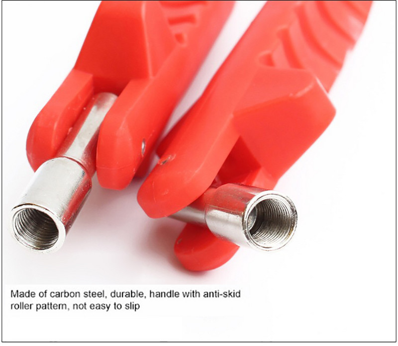 Schimbător de supape pentru anvelope Unelte de garaj Tuburi metalice Instrumente de reparare a anvelopei Miez de supapă Demontator de motociclete pentru mașină Instrument de reparare