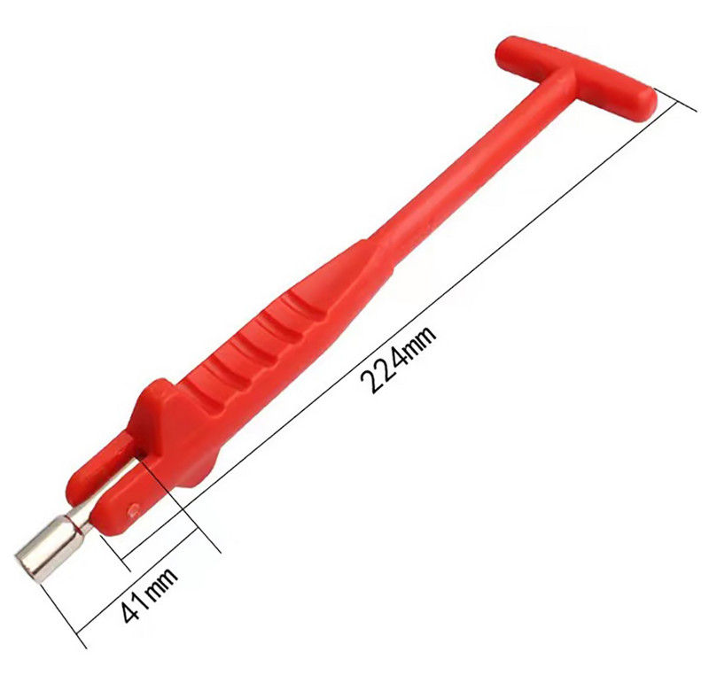 Schimbător de supape pentru anvelope Unelte de garaj Tuburi metalice Instrumente de reparare a anvelopei Miez de supapă Demontator de motociclete pentru mașină Instrument de reparare