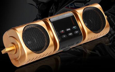 Bluetooth motorkerékpár sztereó motorkerékpár hangszóró audio rendszer USB AUX FM rádió