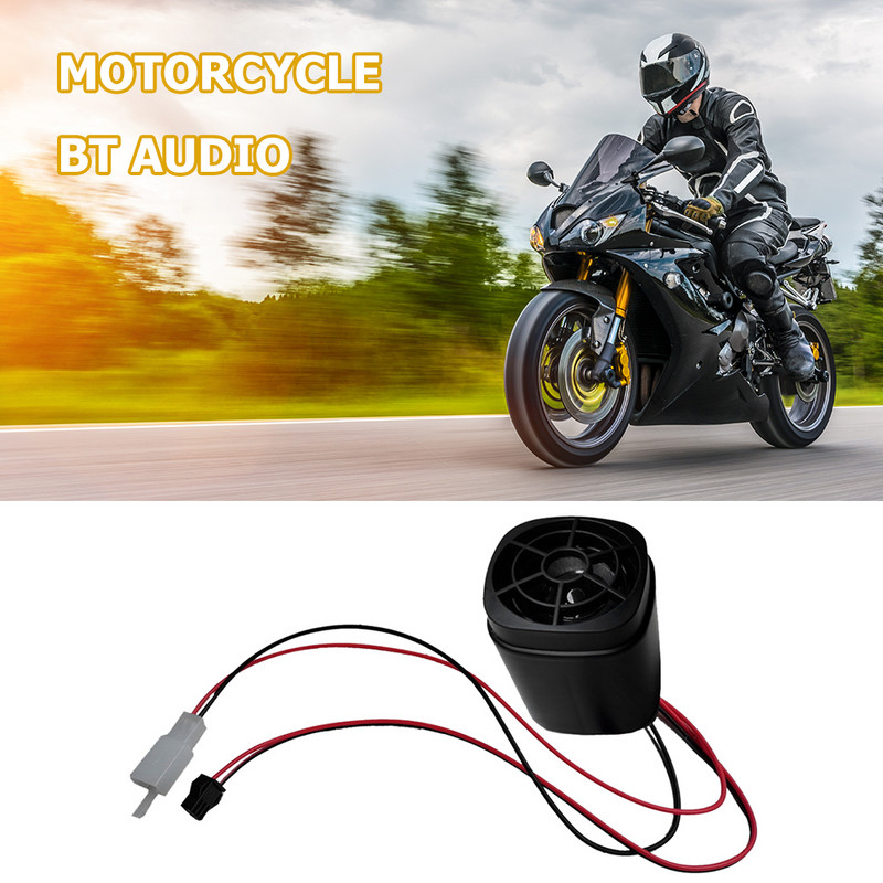 Sistem audio stereo pentru motociclete Difuzor pentru motociclete Stereo compatibil Bluetooth pentru scuter electric 9-100V Stereo pentru motociclete