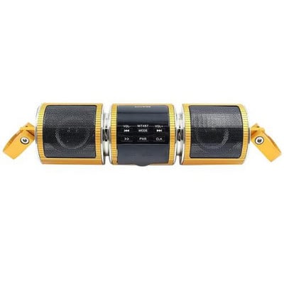 Ghidon Motocicletă MP3 Player Difuzor Bluetooth Muzică Radio FM Suport reglabil Impermeabil Motocicletă Audio Stereo 12V