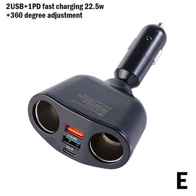 Auto sigaretisüütaja universaalne DC 12V-24V 3,1A 120W kahe USB-auto auto sigaretisüütaja adapteri laadija pistikupesa jaotur