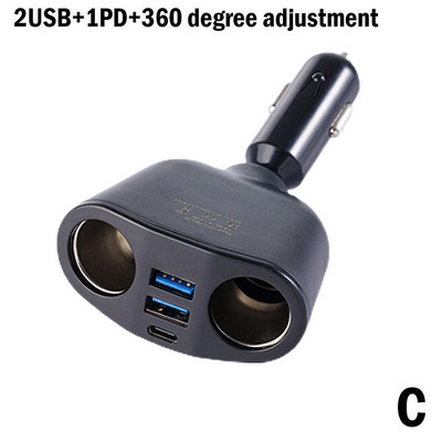 Auto sigaretisüütaja universaalne DC 12V-24V 3,1A 120W kahe USB-auto auto sigaretisüütaja adapteri laadija pistikupesa jaotur