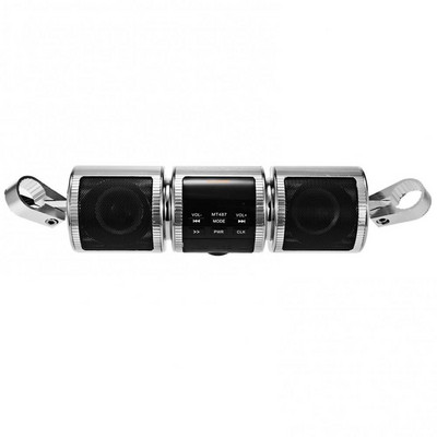 Motocikla skaļrunis Bluetooth V2.1+ EDR audio ūdensizturīgs motocikla stereo skaļrunis Motos FM radio AUX USB TF MP3 atskaņotājs